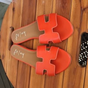 FS/NY Alibi Sandal in Orange Size 7.5